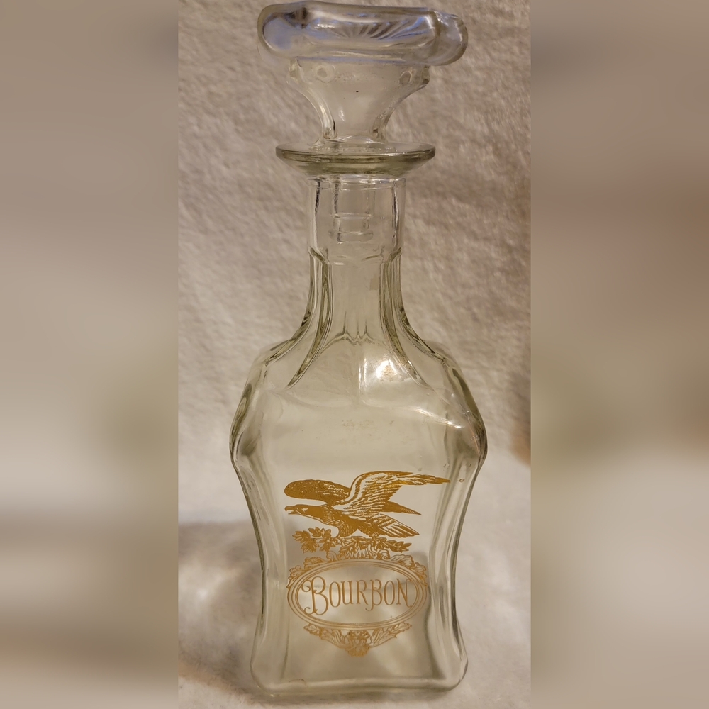 Vintage Old Fitzgerald Colonial American Eagle Bourbon Bottle
